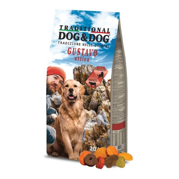 Obrázek Dog & Dog Gustavo Active Beef 20 kg